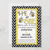 Invitation Qu'est-ce que c'est que le genre révéler l'invitat (Devant)