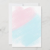 Invitation Qu'est-ce que la crème glacée scoop révèle le genr (Dos)