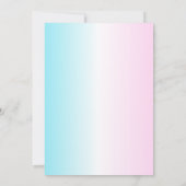 Invitation Qu'est-ce que la crème glacée scoop révèle le genr (Dos)