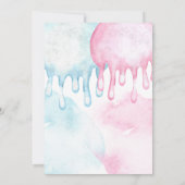 Invitation Qu'est-ce que la crème glacée scoop sexe révéler i (Dos)