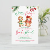 Invitation Qu'est-ce que la cuisson pain d'épice Le genre de  (Debout devant)