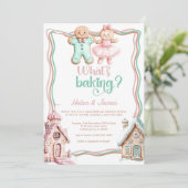 Invitation Qu'est-ce que la cuisson pain d'épices Festive Gen (Debout devant)