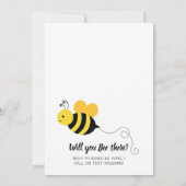 Invitation Qu'est-ce que la révélation du genre Baby Bee (Dos)