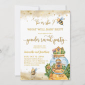 Invitation Qu'est-ce que le bébé sera l'illustration Genre Re (Devant)