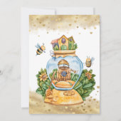 Invitation Qu'est-ce que le bébé sera l'illustration Genre Re (Dos)