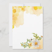 Invitation Qu'est-ce que sur votre téléphone Bee thème jeu de (Dos)