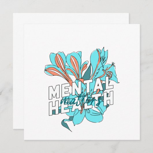 Invitation Questions de santé mentale (Devant / Derrière)