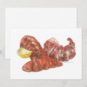 Invitation Queue de homard (Devant / Derrière)