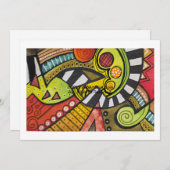 INVITATION QUI A DIMENTI MA TOMATE D'UN COUTEAU CUBISÉ ? (Devant / Derrière)