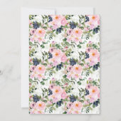 Invitation Qui connaît le couple la meilleure Fête des mariée (Dos)