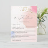 Invitation Qui connaît le couple meilleur jeu de Fête des mar (Debout devant)