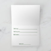 Invitation Qui de la partie manière (Intérieur)