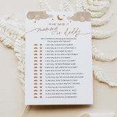 Invitation Qui l'a dit maman ou papa bébé jeu Twinkle Star