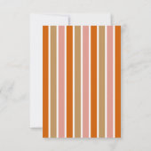 Invitation Qui tourne DEUX Chouette d'automne, fête d'anniver (Dos)