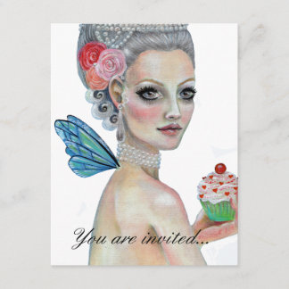 Invitation Qu'ils mangent du gâteau