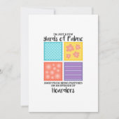 Invitation Quilting (Devant)