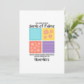 Invitation Quilting (Debout devant)