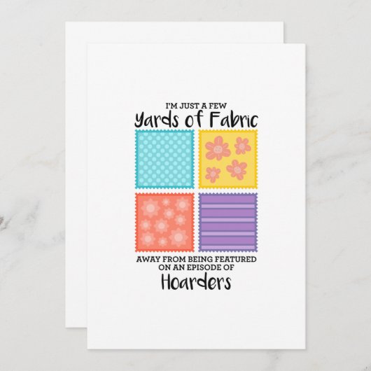 Invitation Quilting (Devant / Derrière)