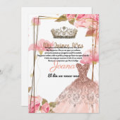 Invitation Quince años (Devant / Derrière)