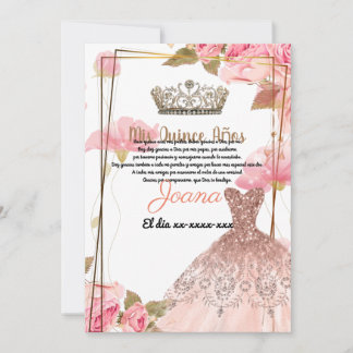 Invitation Quince años 
