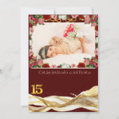 Invitation Quince anosInvitation (Devant)