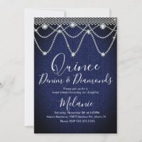 Quince Denim Diamants Gemme Perles