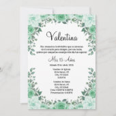 Invitation Quinceañera (Devant)