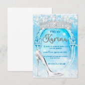 INVITATION QUINCEAÑERA (Devant / Derrière)