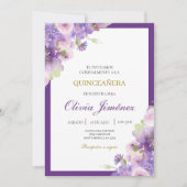 Invitation quinceañera (Devant)