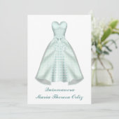 Invitation Quinceanera 15e Anniversaire (Debout devant)
