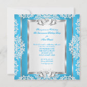 Invitation Quinceanera 15e anniversaire Cendrillon Chaussure  (Dos)