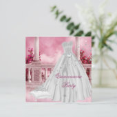 Invitation Quinceanera 15ème 15 Anniversaire fête Tiara (Debout devant)