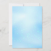 Invitation Quinceanera Bleu Bébé (Dos)