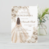 Invitation Quinceanera Bohème (Debout devant)