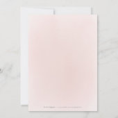 Invitation Quinceanera bohème floral violet prune et rose pou (Dos)