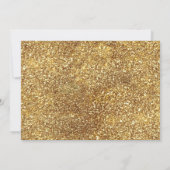 Invitation Quinceanera Chic Or Purple Robe Gold Glam Party (Dos)