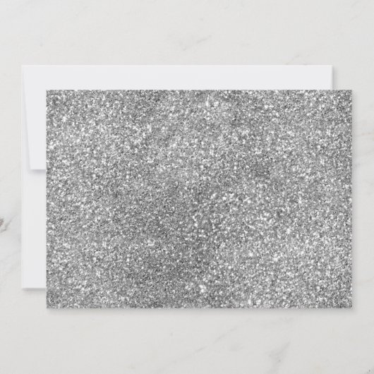 Invitation Quinceanera Chic Red Robe Parties scintillant soir (Dos)