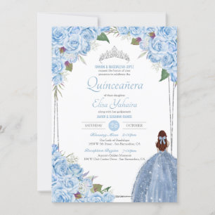 Invitation Quinceanera Cinderella Princess Anniversaire