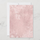 Invitation Quinceañera en diamant rose (Dos)