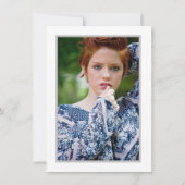 Invitation Quinceañera Fête des roses roses roses florales (Dos)