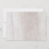 Invitation Quinceanera Fille de tournesol rustique 15e annive (Dos)