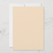 Invitation Quinceanera Floral Rose blanc et or (Dos)