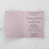 Invitation Quinceanera Folded 15e Anniversaire fête (Intérieur)