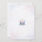 Invitation Quinceañera Forêt de Contes de Fées (Dos)
