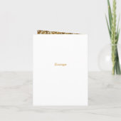 Invitation Quinceanera Gold Parties scintillant White Pearl T (Dos)