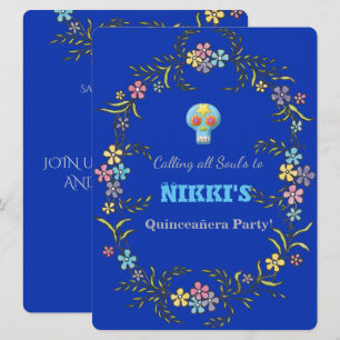 INVITATION QUINCEANERA JOUR DE L'INVITATION MORTE