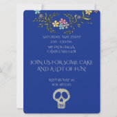 INVITATION QUINCEANERA JOUR DE L'INVITATION MORTE (Dos)