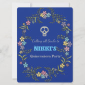 INVITATION QUINCEANERA JOUR DE L'INVITATION MORTE (Devant)