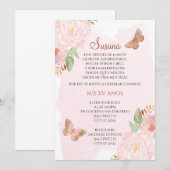 INVITATION QUINCEANERA-MARIPOSAS (Devant / Derrière)