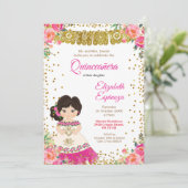 Invitation Quinceanera Mis (Debout devant)